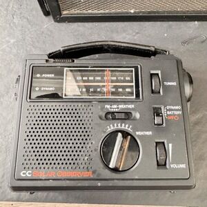 DISCONTINUED - CC Solar Observer AM/FM/Weather Windup‎ Emergency Radio Charger